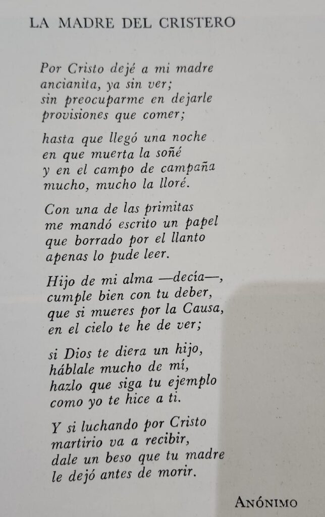La madre del Cristero